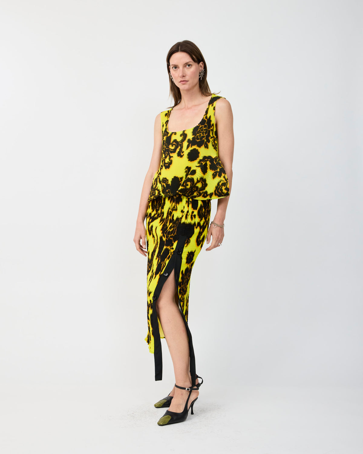 CISSEL PLEATED TOP IN AUGUST