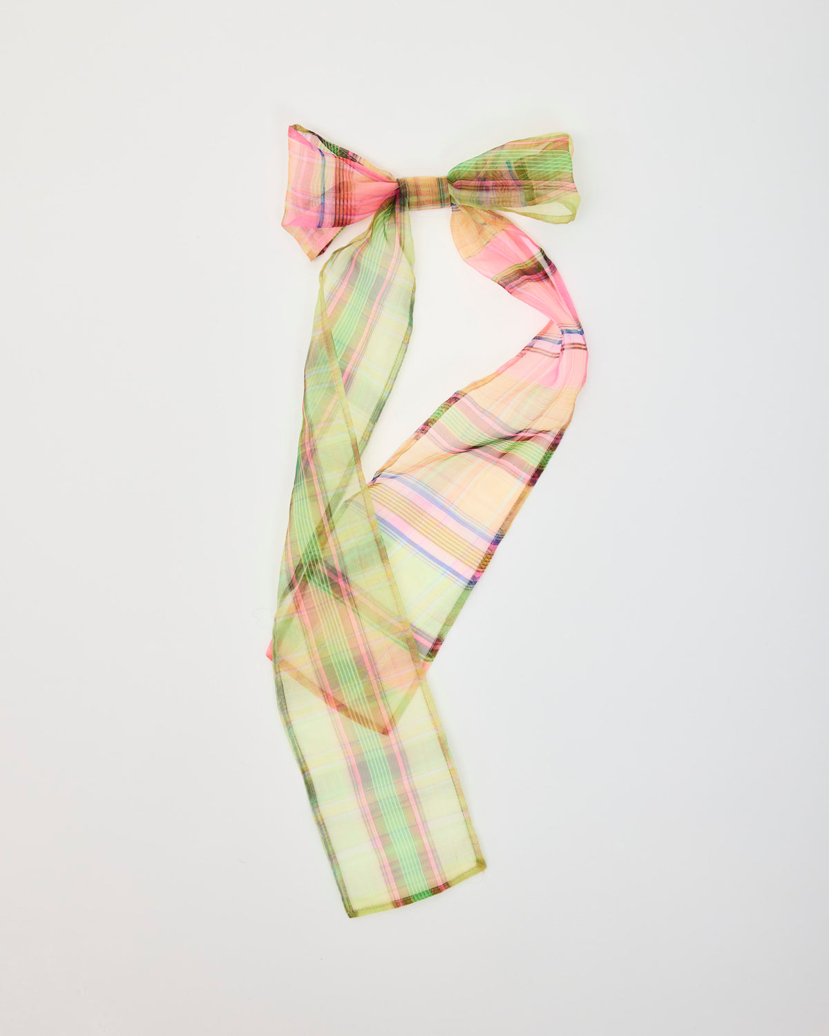 INEZ TRANSPARENT HAIR BOW IN RAINER