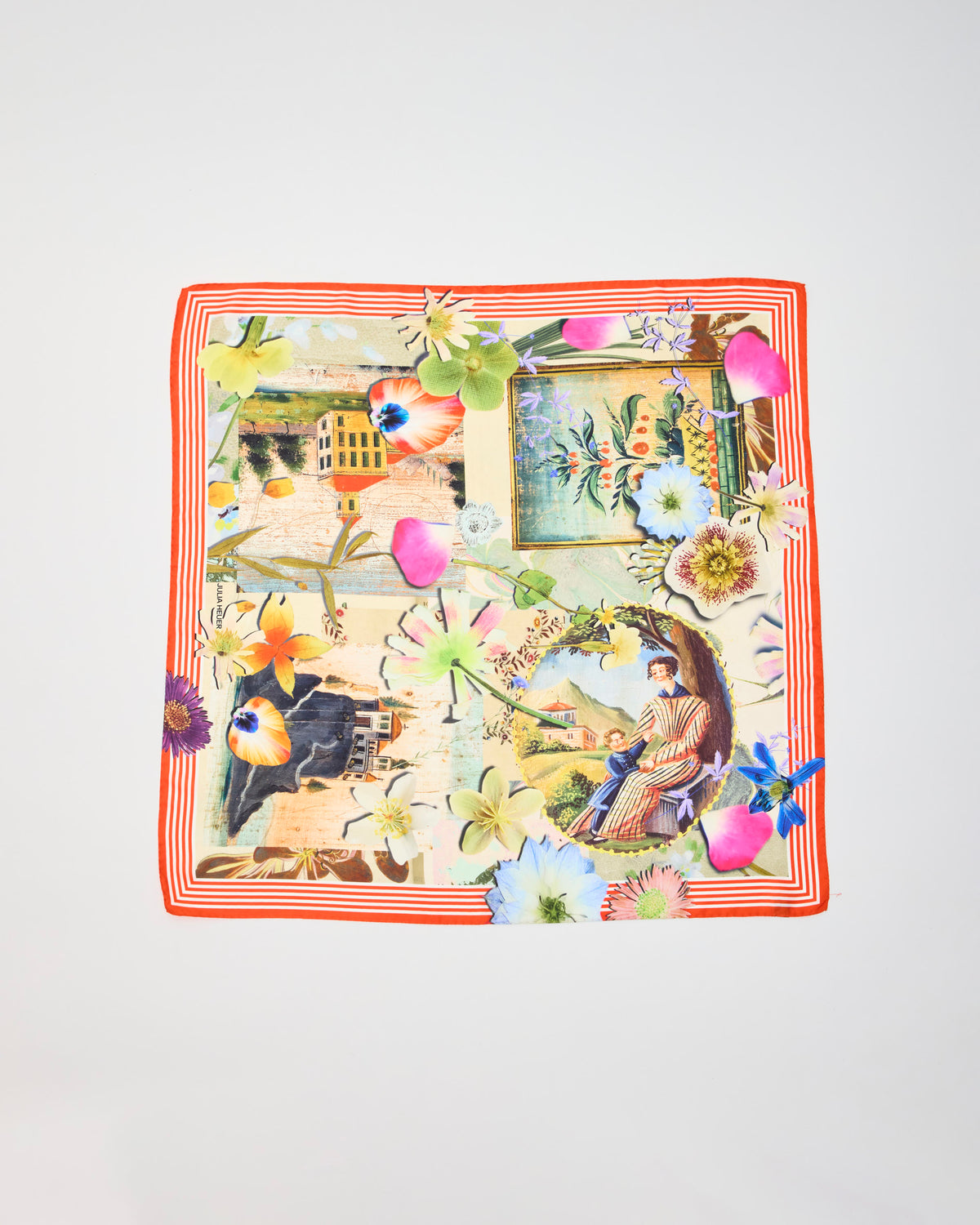 HELMUT SILK SCARF IN KOLLI