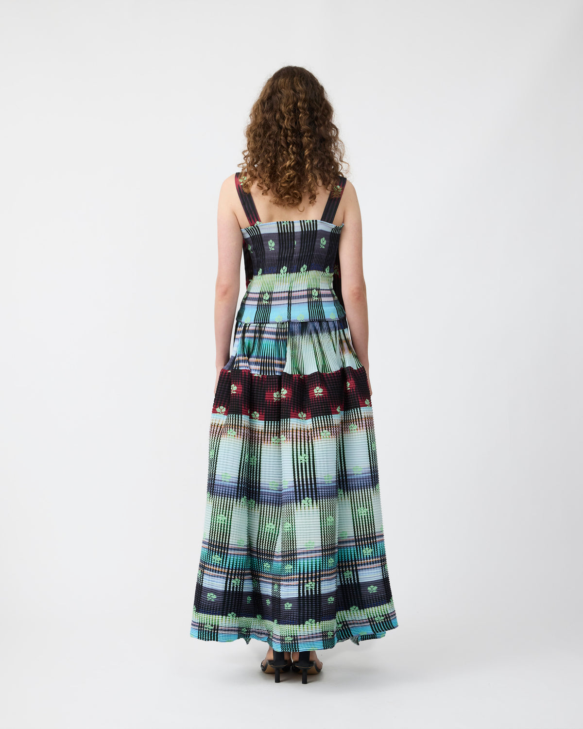 June Smock Pleated Top in Helge
