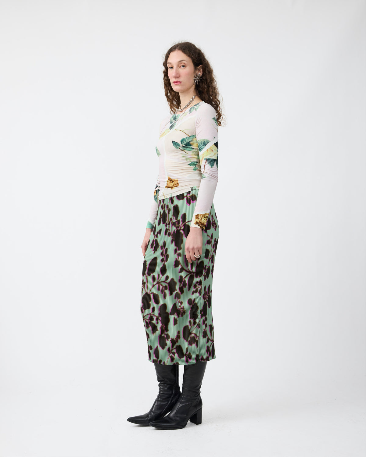 Runa Jersey Top in Edward