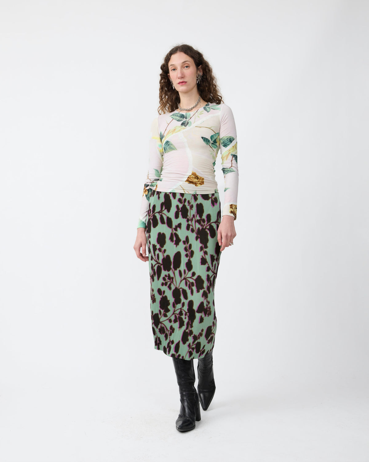 Runa Jersey Top in Edward