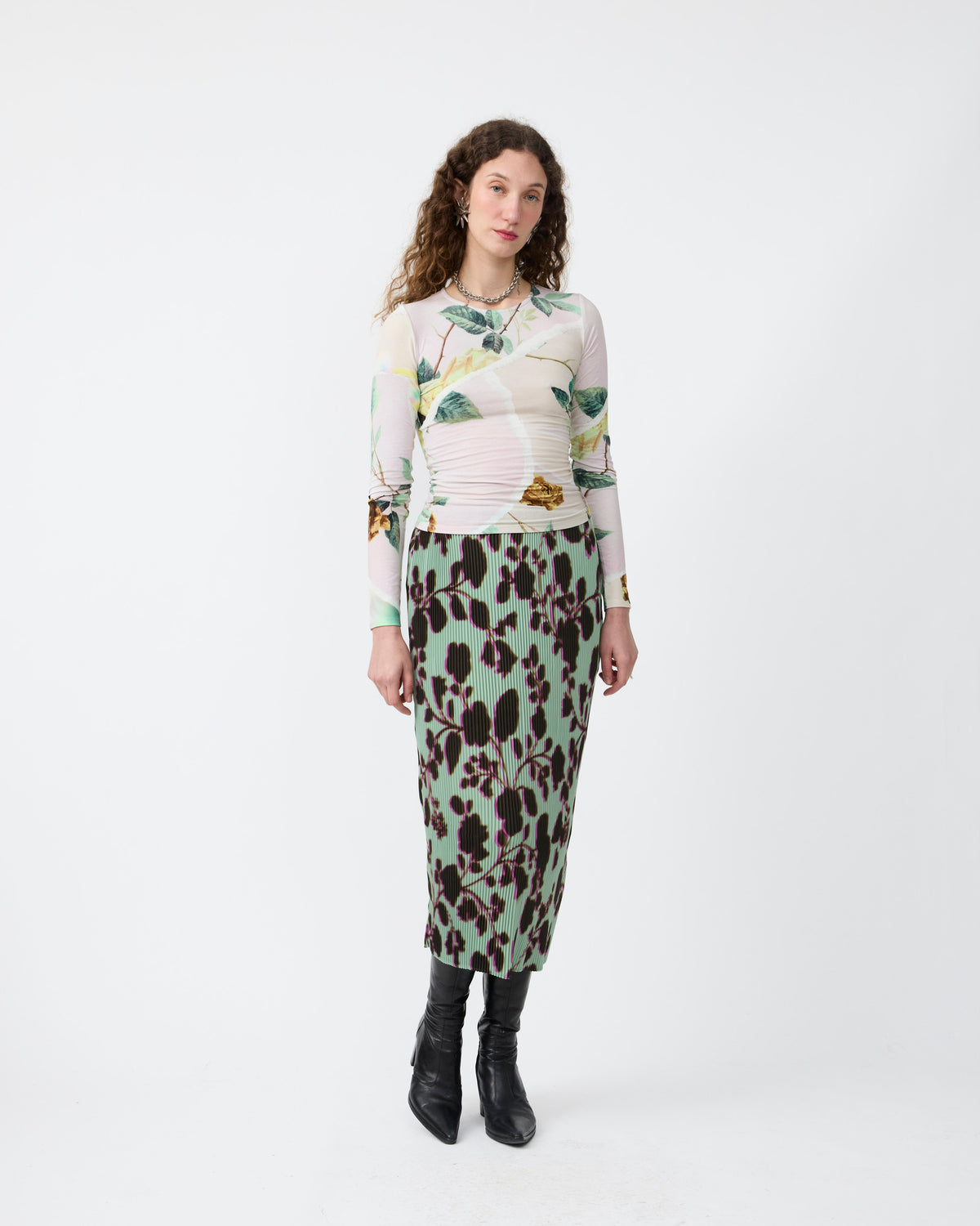 Runa Jersey Top in Edward