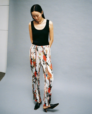 Jack Pleated Trouser in Rudi light