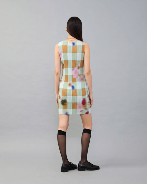 Fritz Pleated Dress in Sven
