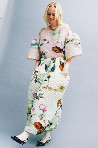 Kenza Handpleated Skirt in Edward