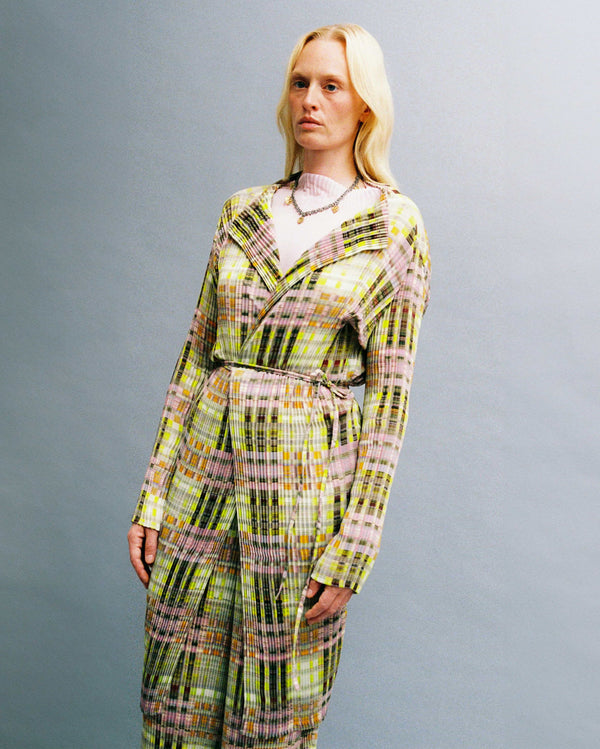 Artur Pleated Jacket in Radomir