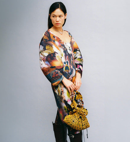 Pollux Handpleated Top in Nola