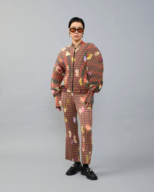 Bexter Pleated Jacket in Pagel