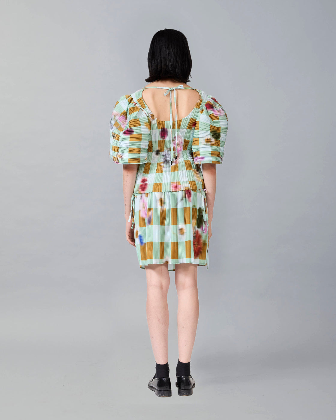 Karlotta Handpleated Top in Sven