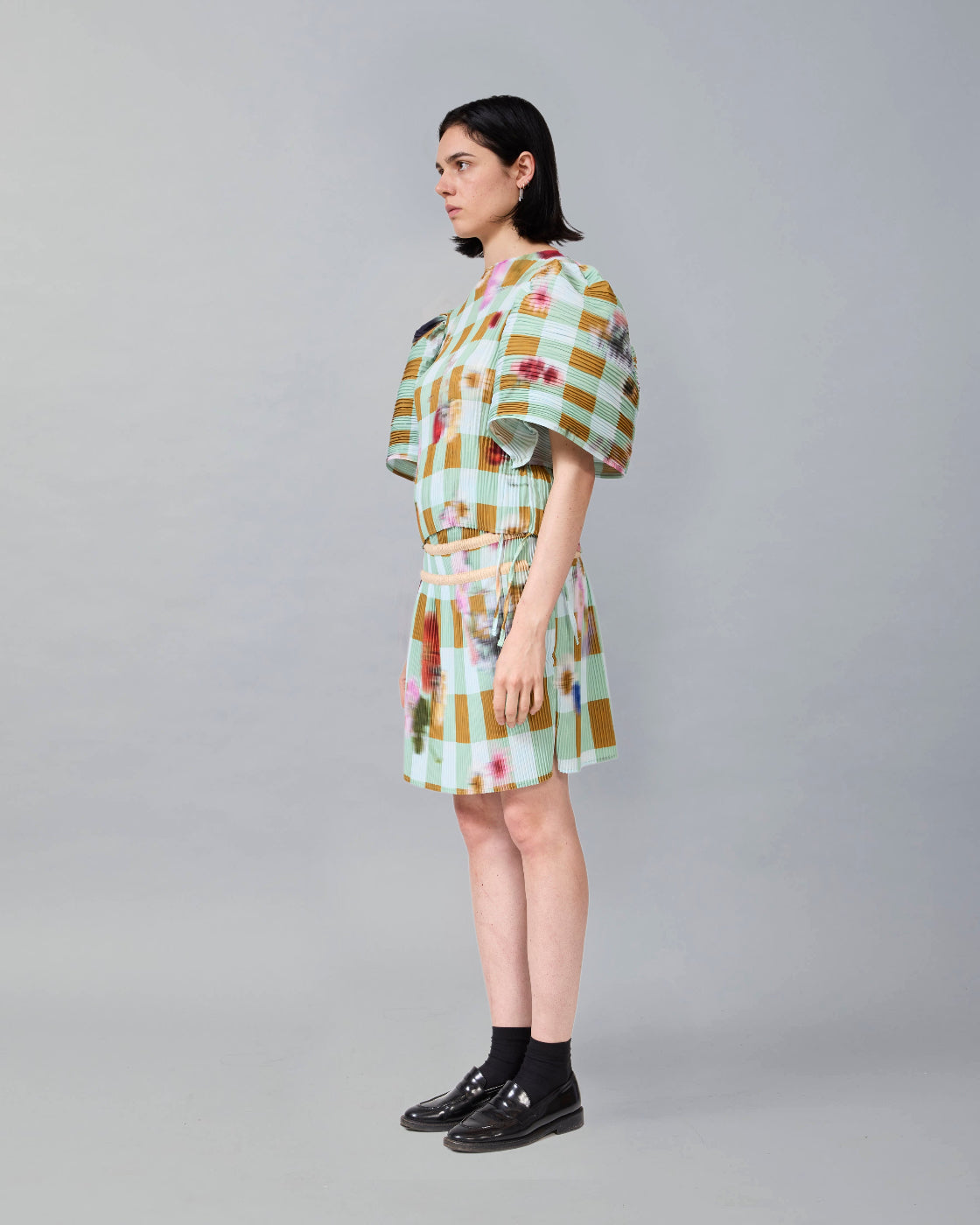 Karlotta Handpleated Top in Sven