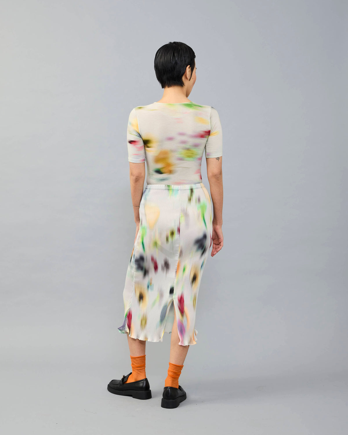 Sui Jersey Top in light Mayu