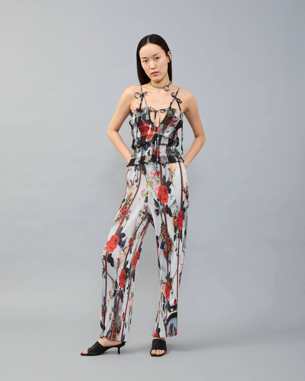 Tula Crush Pleated Top in Rudi