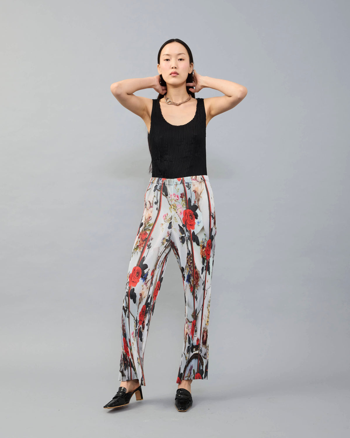 Jack Pleated Trouser in Rudi light