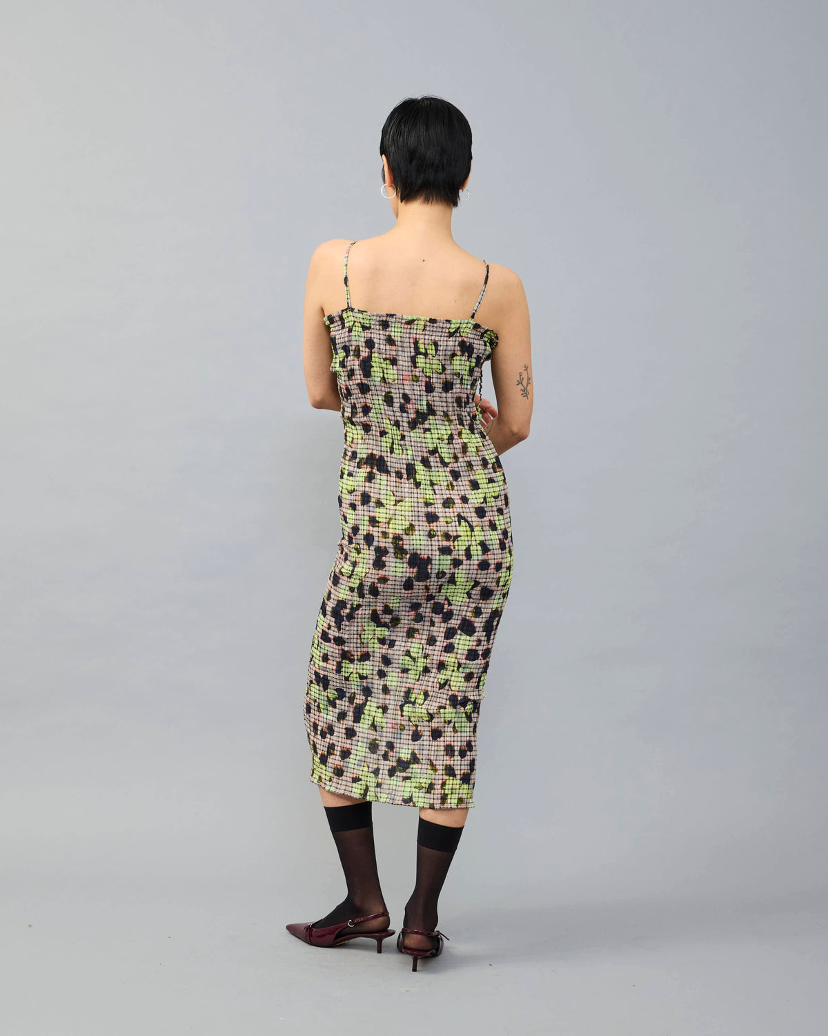 Paskal Crush Pleated Dress in Lillie