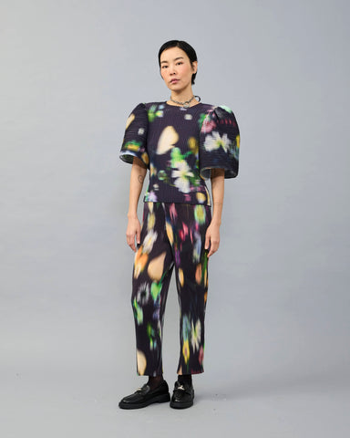 Karlotta Handpleated Top in Mayu