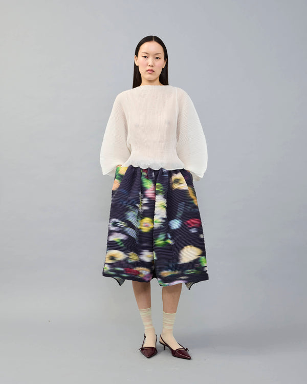 Sumia Handpleated Skirt in Mayu