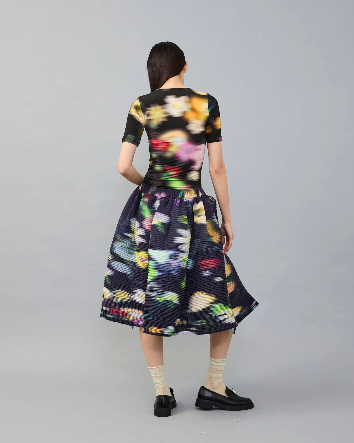 Sui Jersey Top in dark Mayu