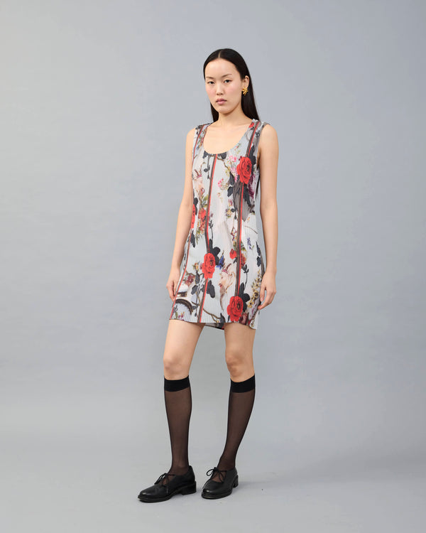 Fritz Pleated Dress in Rudi