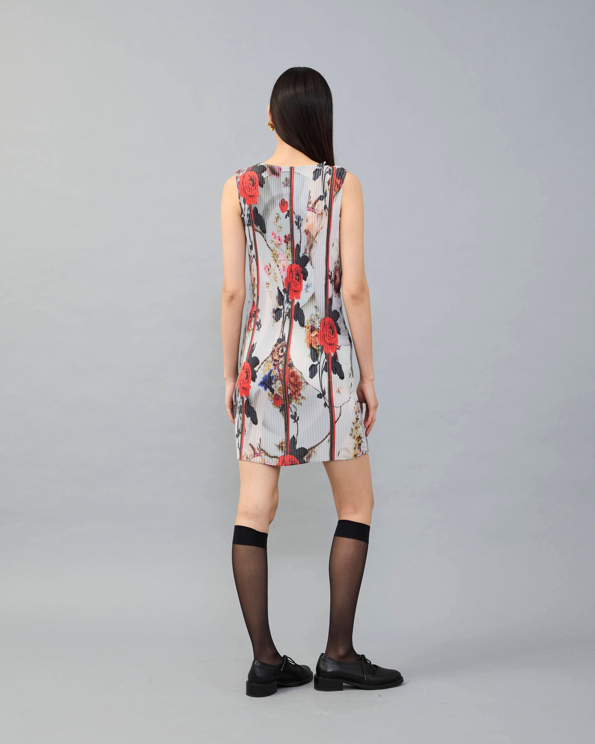 Fritz Pleated Dress in Rudi