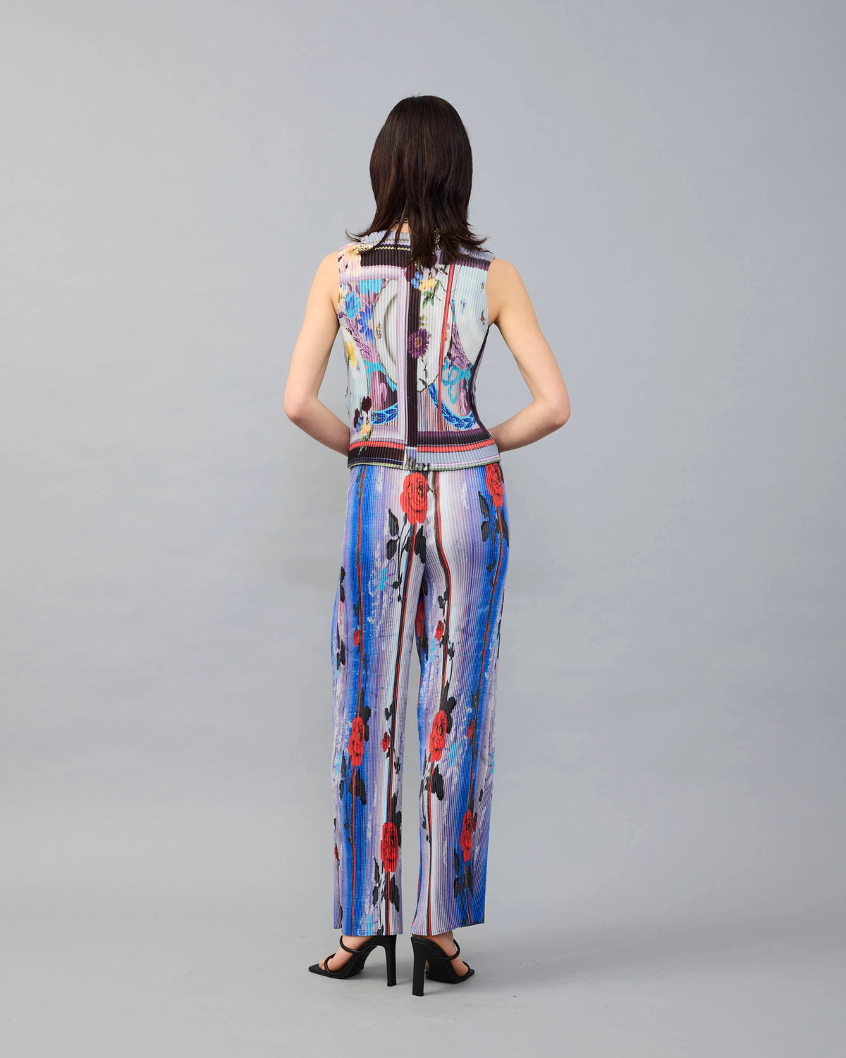 Thelma Pleated Top in Alice