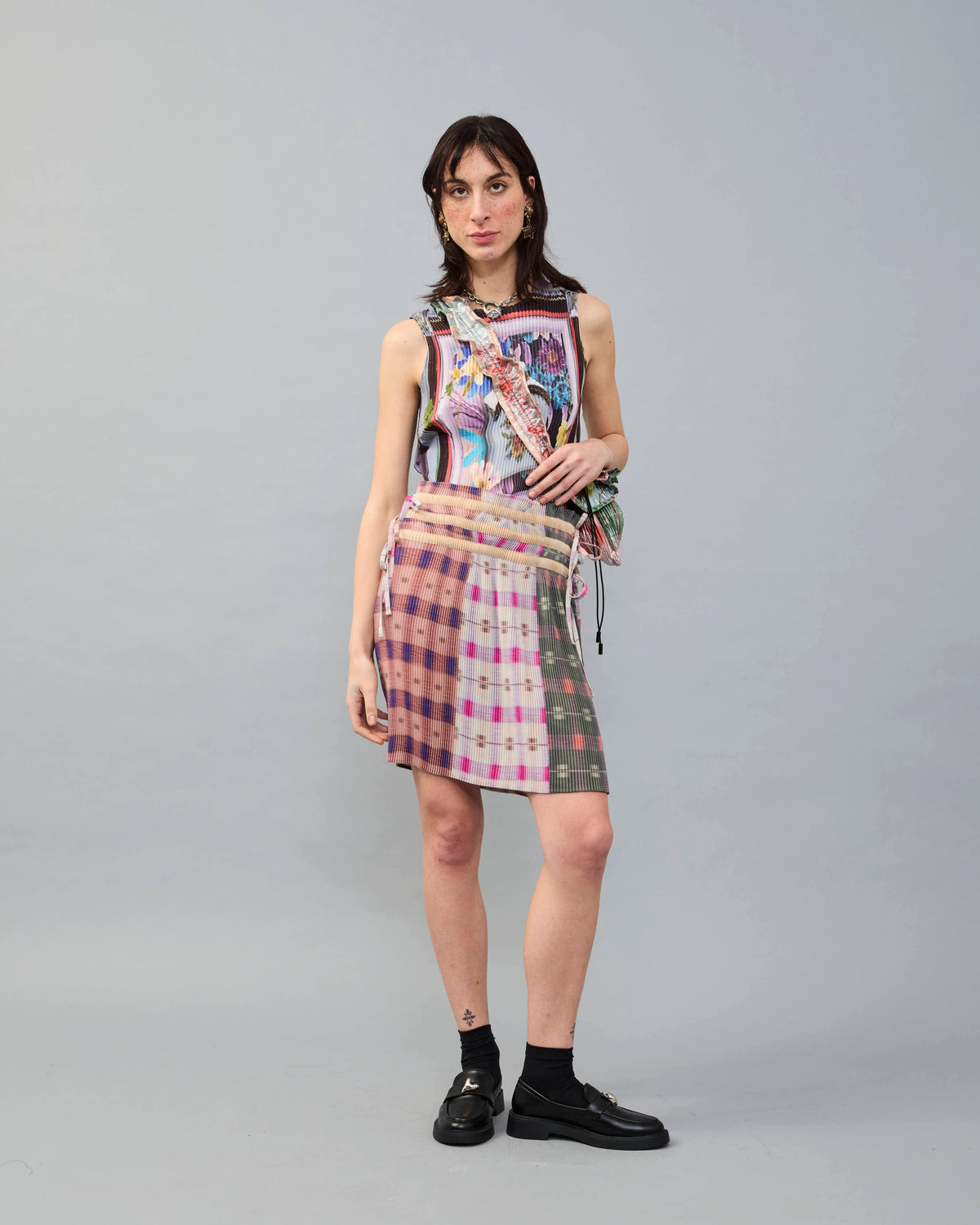 Max Pleated Skirt in Kurdi