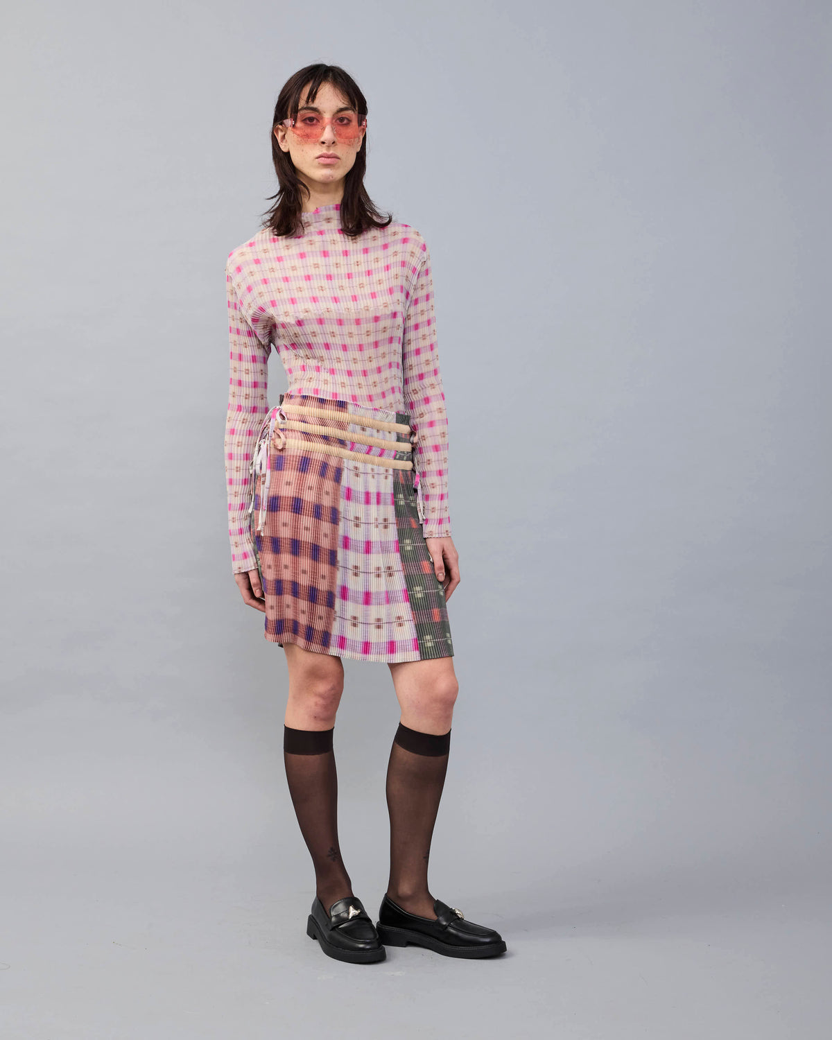 Lee Pleated Top in Kurdi
