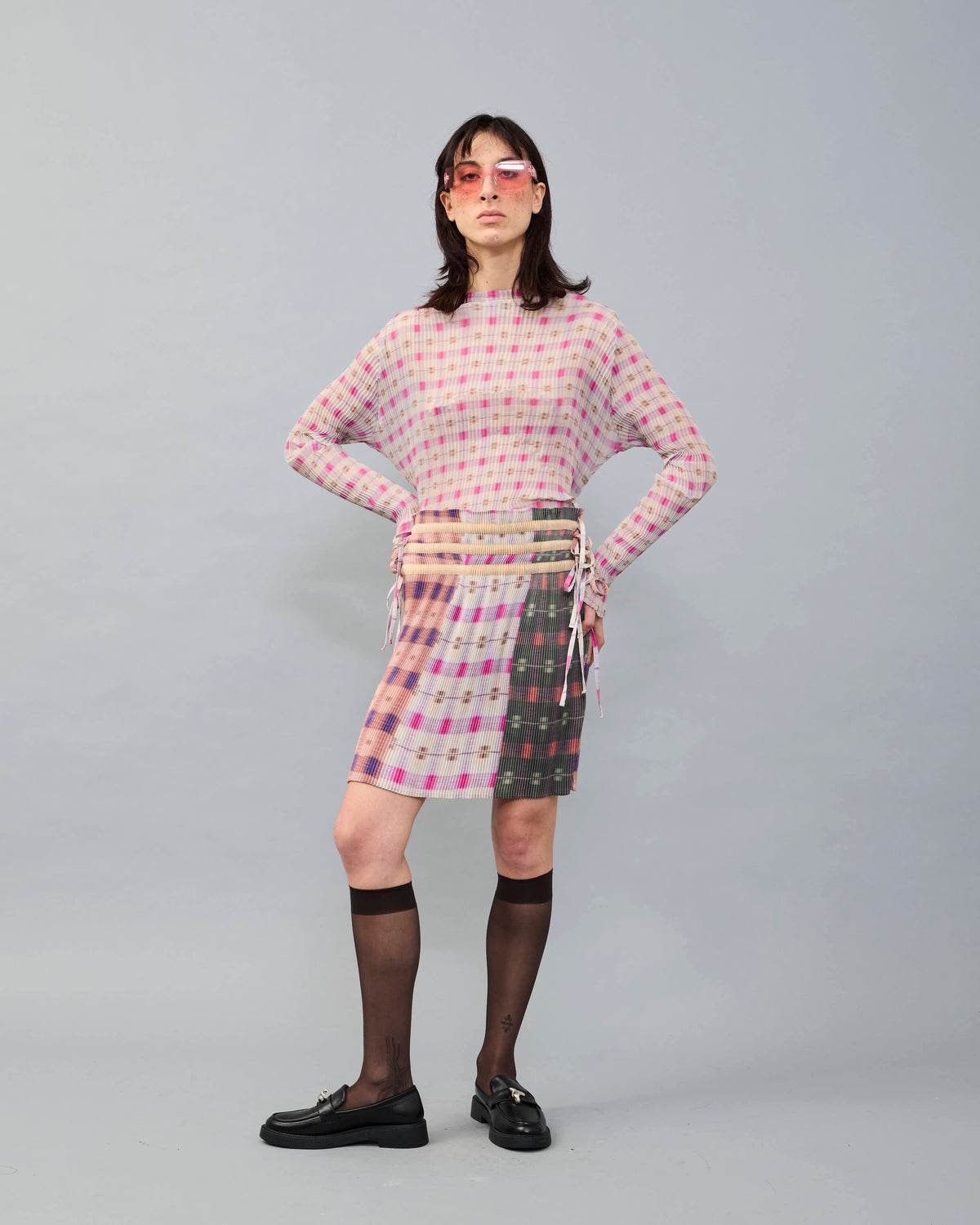 Lee Pleated Top in Kurdi