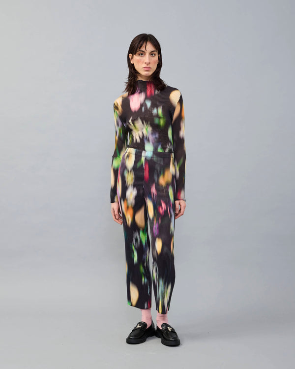 Lee Pleated Top in dark Mayu