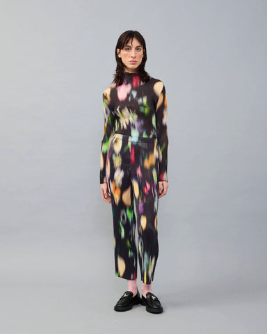 Lee Pleated Top in dark Mayu