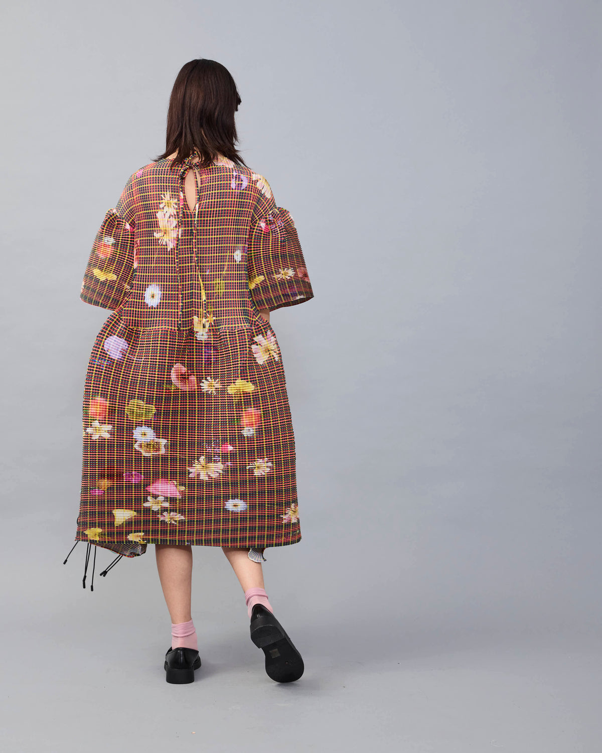 Thekla Handpleated Dress in Pagel