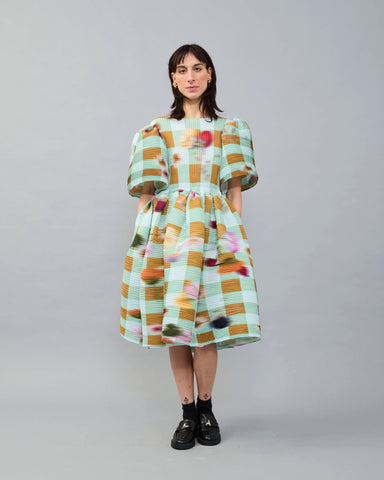 Swani Handpleated Dress in Sven