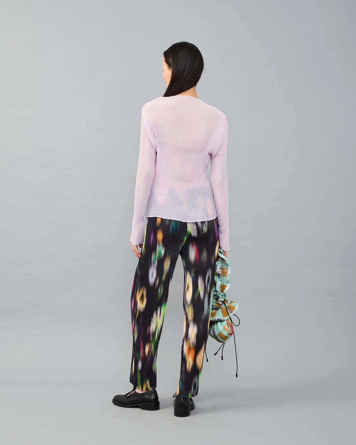 Lee Handpleated Top in Lilac