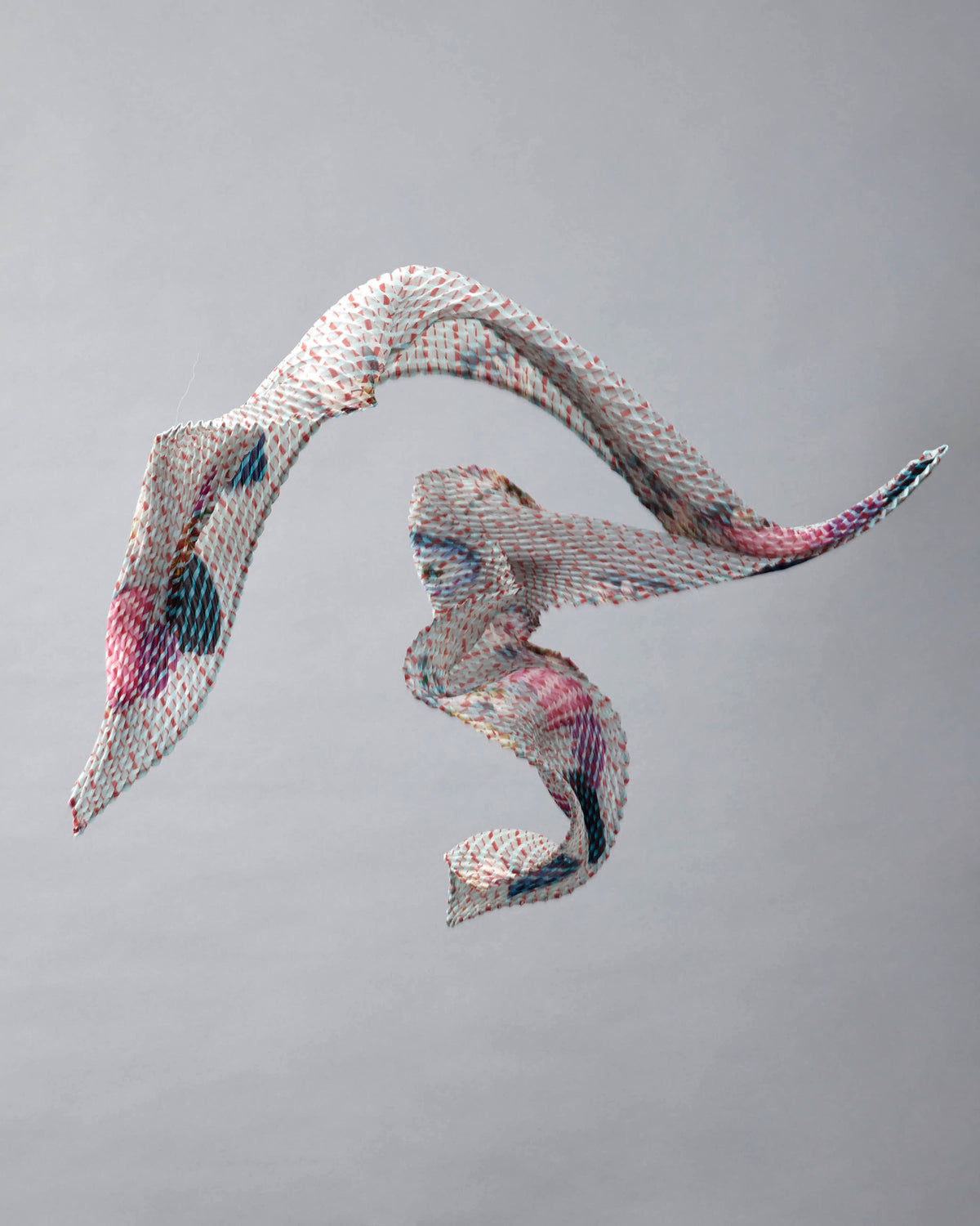 Wolfgang Pleated Scarf in Pagel