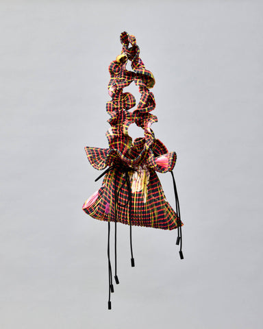 Wanda Handpleated Bag in Pagel