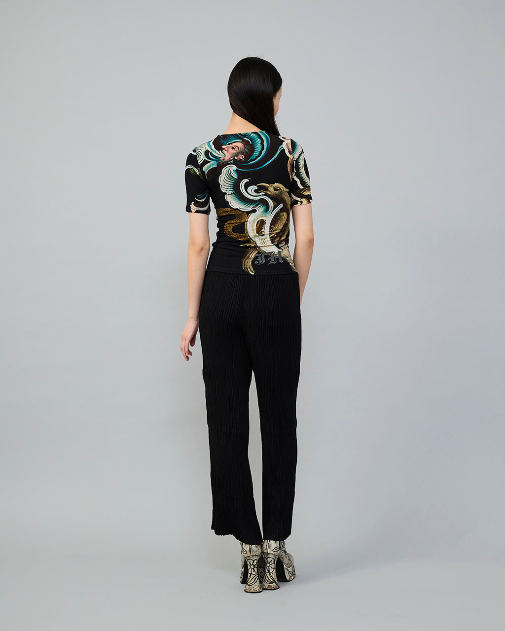 Sui Jersey Top in Quentin