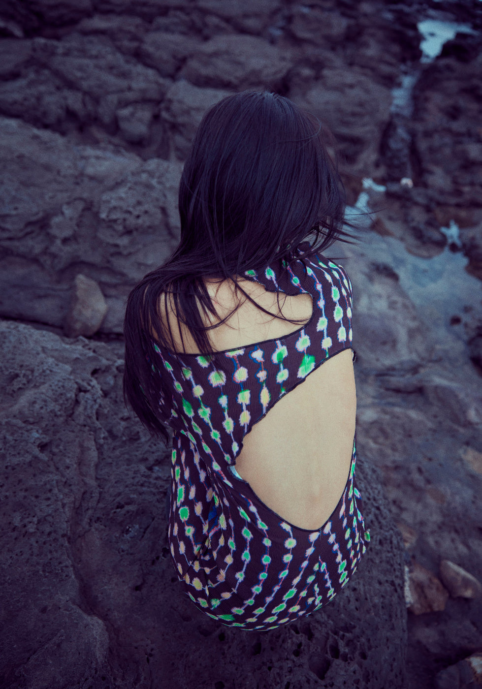 Orphelia Smock Pleated Dress in Dax