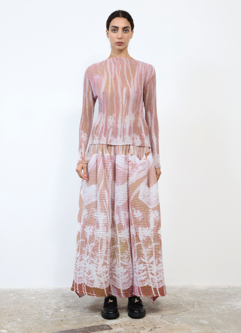 LEE PLEATED TOP IN APO