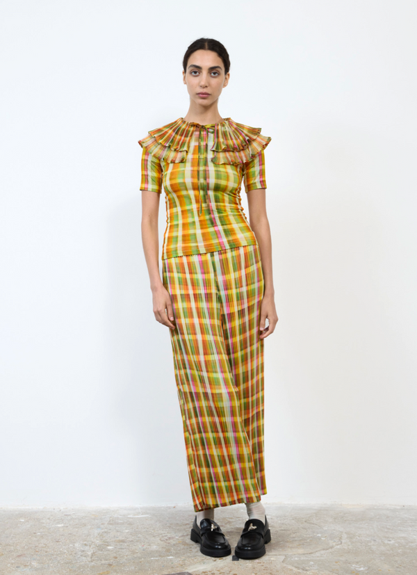 WINNIE PLEATED COLLAR IN TAREK