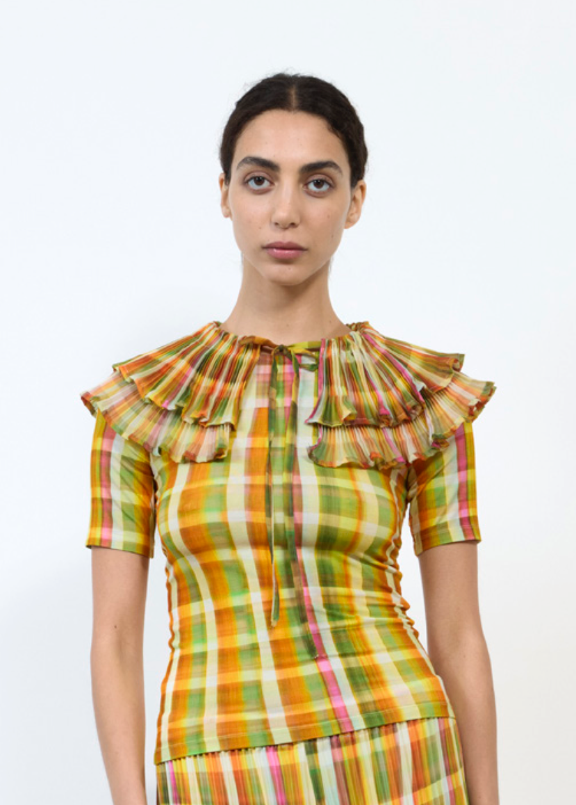 WINNIE PLEATED COLLAR IN TAREK