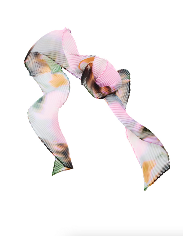 WOLFGANG PLEATED SCARF/BELT IN MARIS