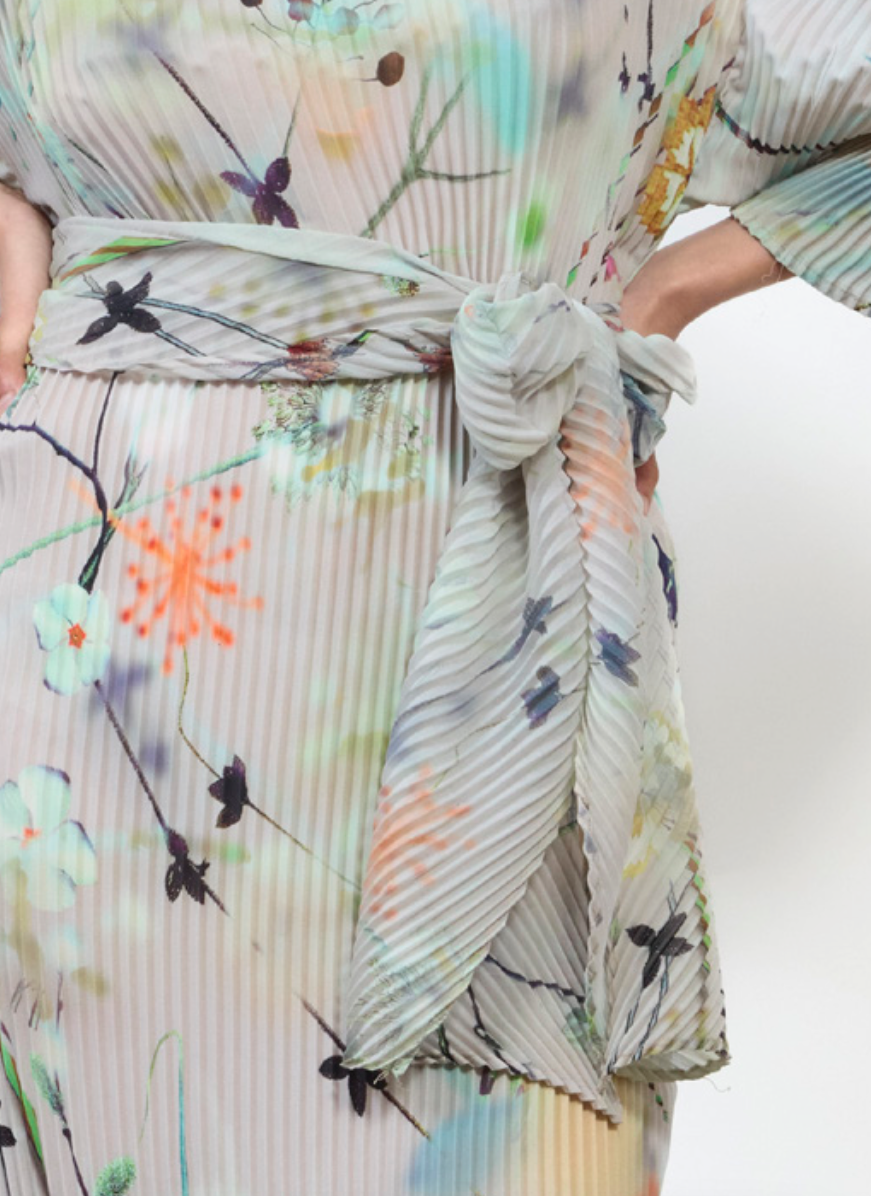 WOLFGANG PLEATED SCARF/BELT IN FRANCES