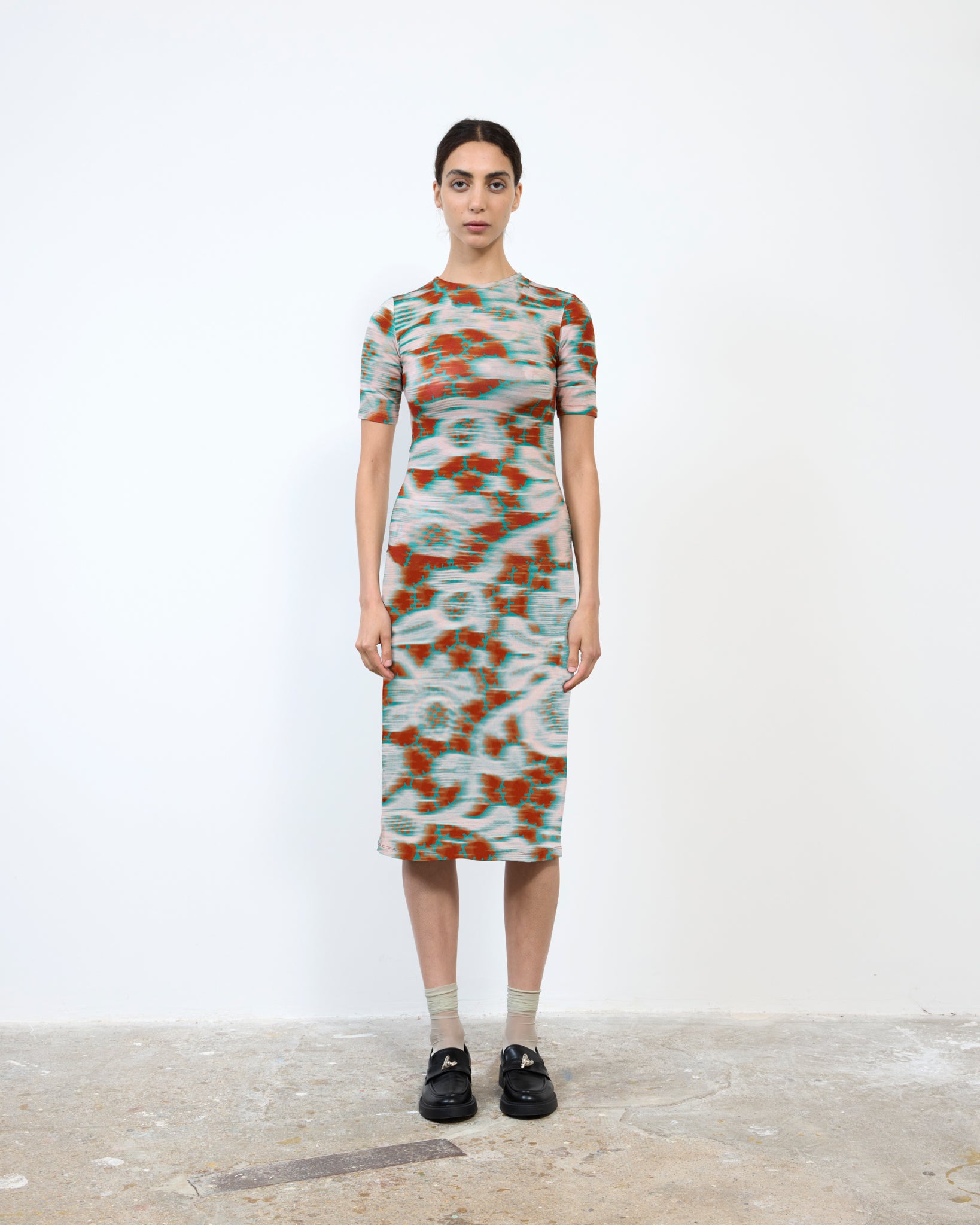 JONA JERSEY DRESS IN GALLIA
