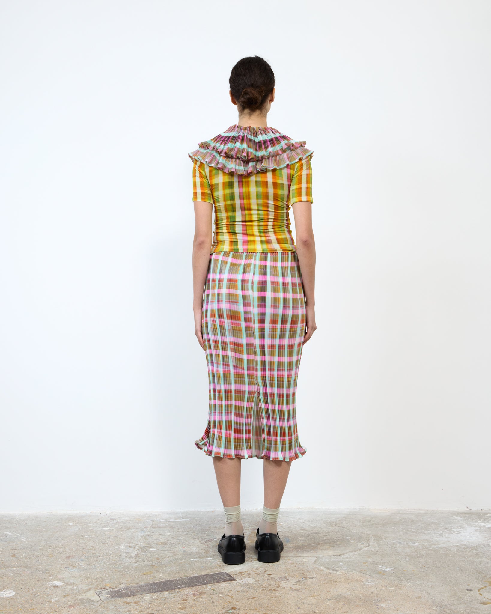 WINNIE PLEATED COLLAR IN TAREK