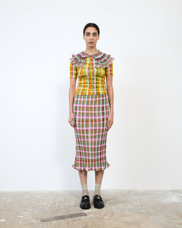 WINNIE PLEATED COLLAR IN TAREK
