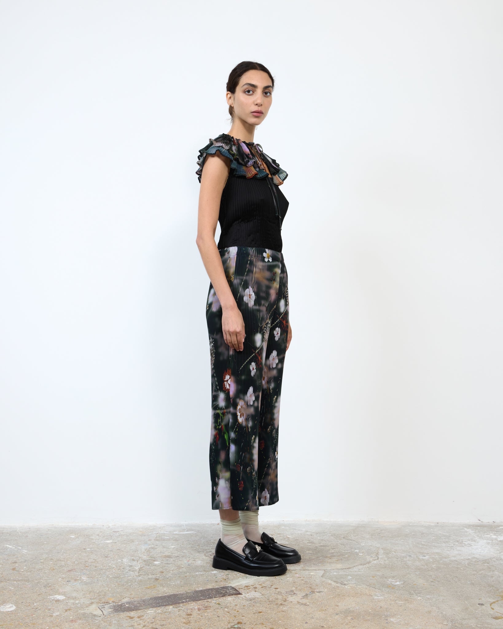 WINNIE PLEATED COLLAR IN FRANCES