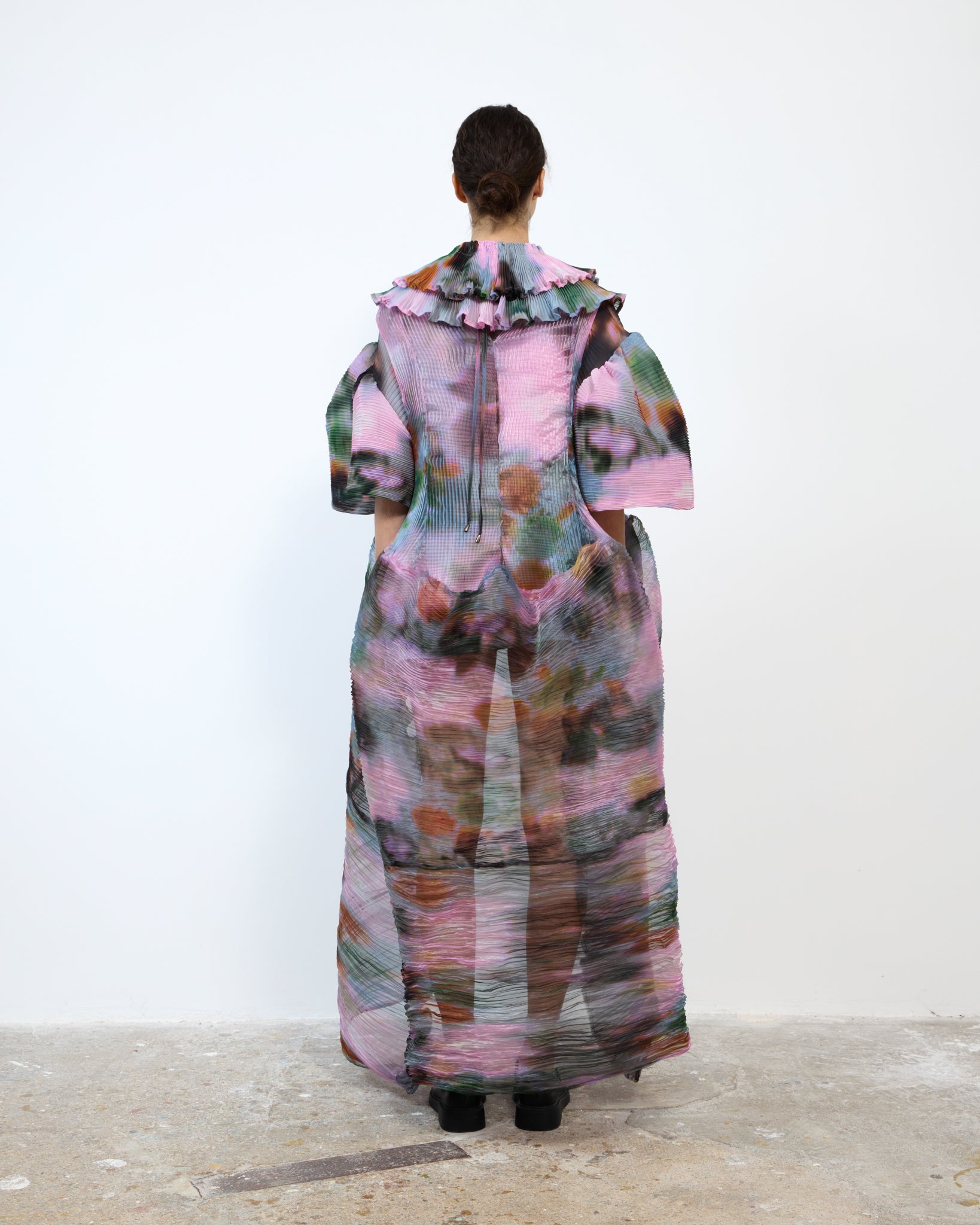 WINNIE PLEATED COLLAR IN MARIS