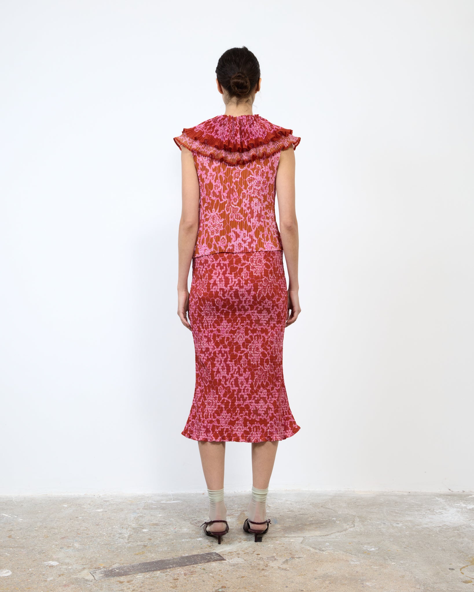 WINNIE PLEATED COLLAR IN SANSA
