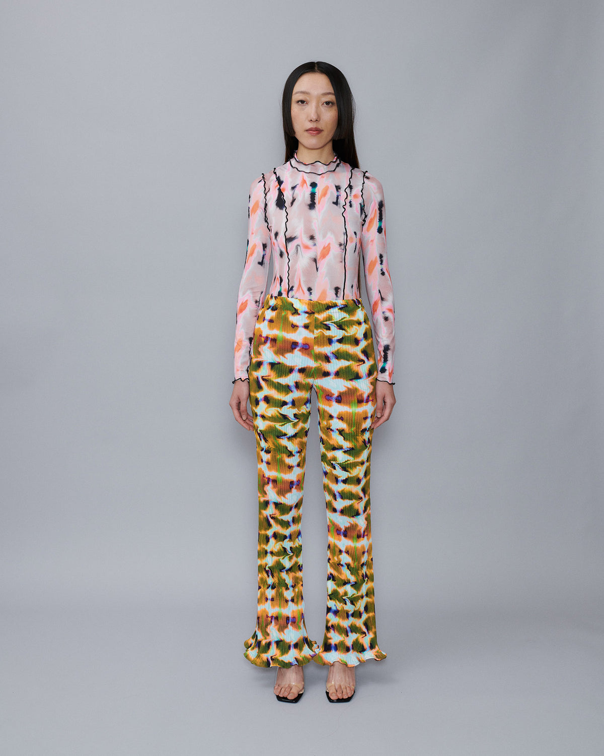Rose Trousers in Orange Wallace
