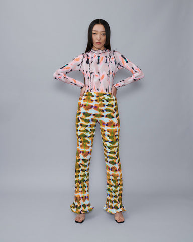 Rose Trousers in Orange Wallace